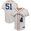 jung hoo lee 51 san francisco giants 2024 rickwood classic limited player youth jersey cream