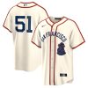 jung hoo lee 51 san francisco giants 2024 rickwood classic player men jersey cream