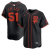 jung hoo lee 51 san francisco giants alternate limited men jersey black