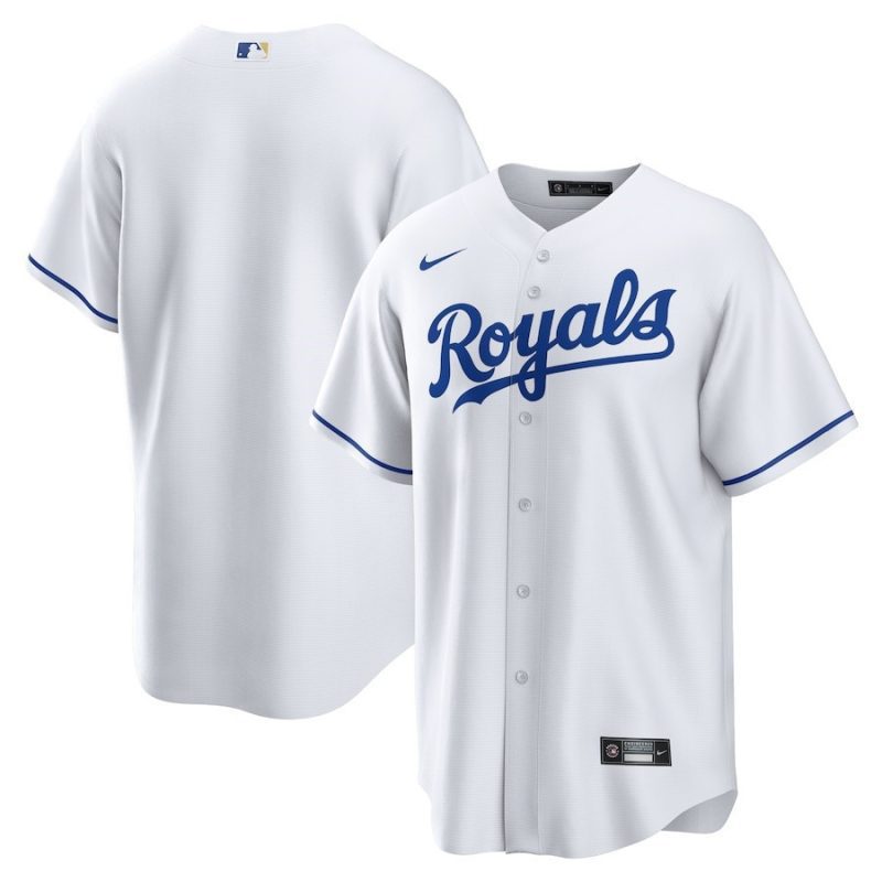 kansas city royals home team men jersey white