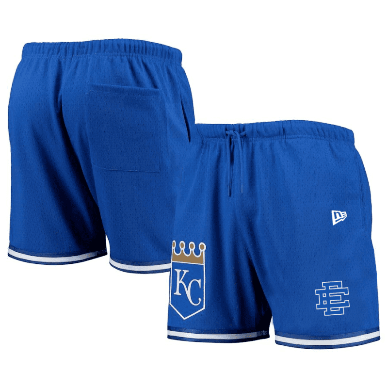 kansas city royals team standard logo mesh shorts royal