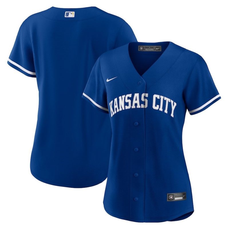 kansas city royals womens alternate team logo jersey royal