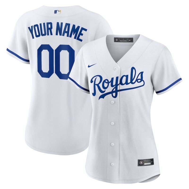 kansas city royals womens custom jersey white