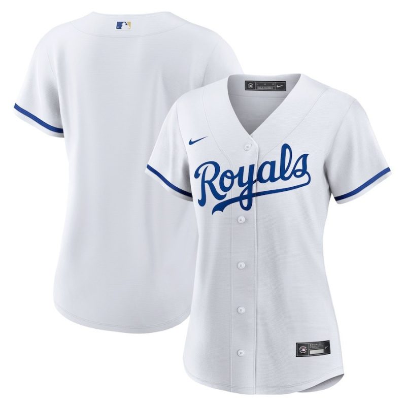 kansas city royals womens home blank jersey white