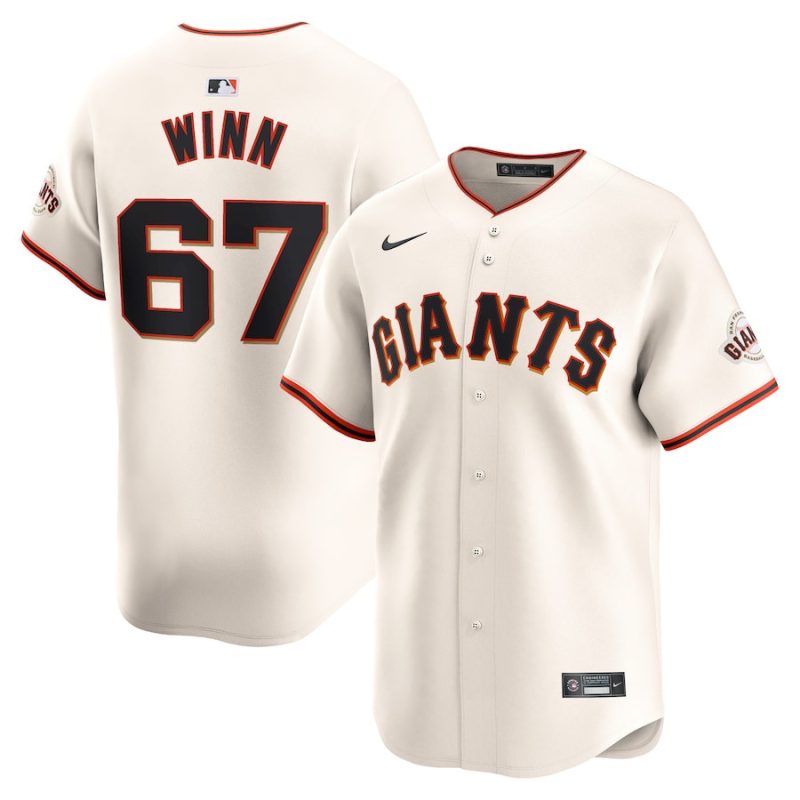 keaton winn 67 san francisco giants home limited jersey cream