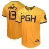 kebryan hayes 13 pittsburgh pirates city connect limited youth jersey gold