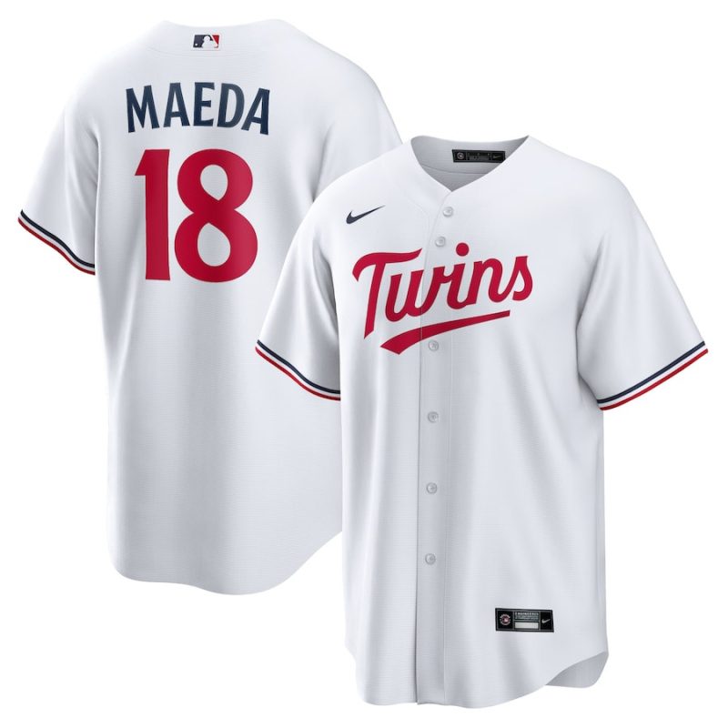 kenta maeda 18 minnesota twins home men jersey white