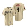 ketel marte 4 arizona diamondbacks 2023 world series men jersey gold