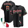 kike hernandez 8 los angeles dodgers mexico california map baseball men jersey black