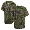 kike hernandez 8 los angeles dodgers usmc alternate limited men jersey woodland