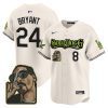 kobe bryant 24 los angeles dodgers snoop dogg men jersey cream