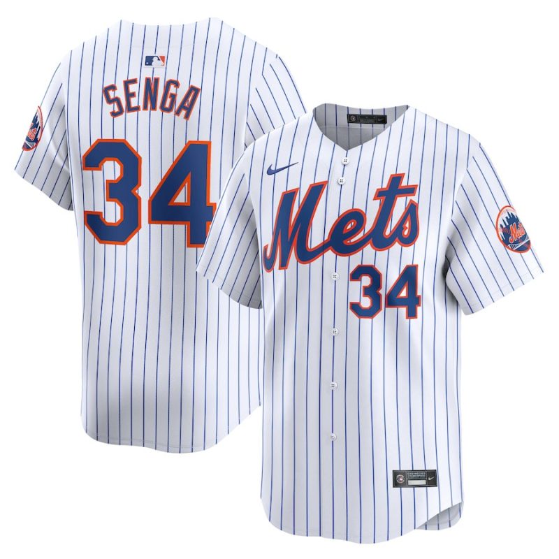 kodai senga 34 new york mets home limited player men jersey white