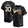 kyle tucker 30 houston astros cactus jack black jersey v2 men