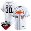 kyle tucker 30 houston astros cactus jack celebrity softball game patch men jersey white