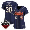 kyle tucker 30 houston astros cactus jack celebrity softball game patch women jersey navy