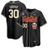 kyle tucker 30 houston astros cactus jack men jersey black