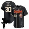 kyle tucker 30 houston astros cactus jack patch v2 men jersey black