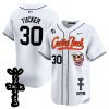 kyle tucker 30 houston astros cactus jack patch v2 men jersey white