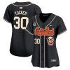 kyle tucker 30 houston astros cactus jack patch women jersey black