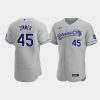 kyle zimmer 45 kansas city royals gray road jersey jersey