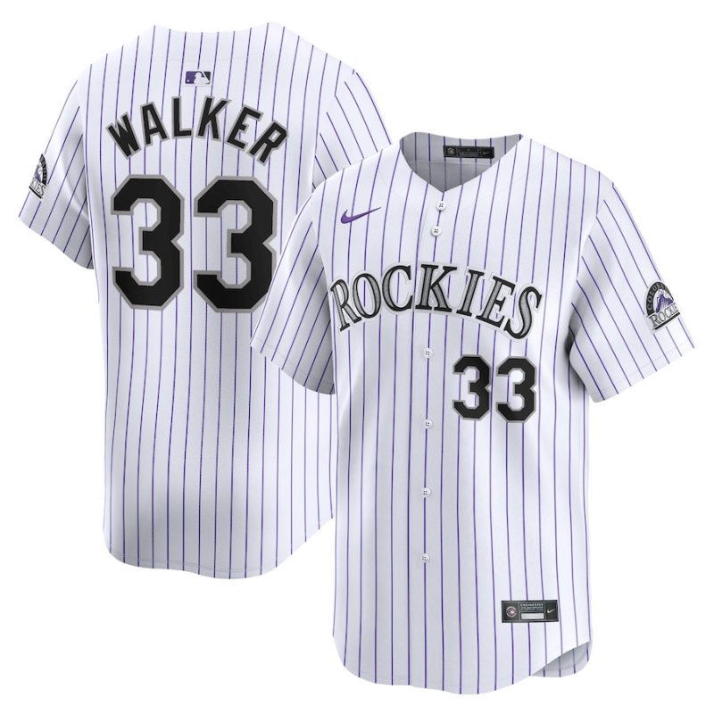 larry walker 33 colorado rockies home limited player men jersey white