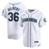 logan gilbert 36 seattle mariners home limited player men jersey white