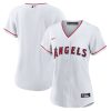 los angeles angels womens home team jersey white