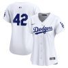 los angeles dodgers 2024 jackie robinson day home limited women jersey white