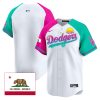 los angeles dodgers 2024 los angeles city style california republic patch men jersey alternate