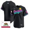 los angeles dodgers 2024 los angeles city style california republic patch men jersey black