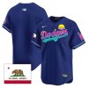 los angeles dodgers 2024 los angeles city style california republic patch men jersey royal