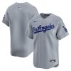 los angeles dodgers away limited men jersey gray