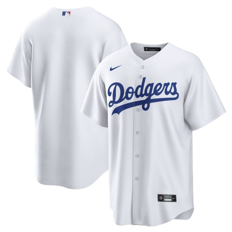 los angeles dodgers home men jersey white