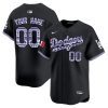 los angeles dodgers mexico custom men jersey black