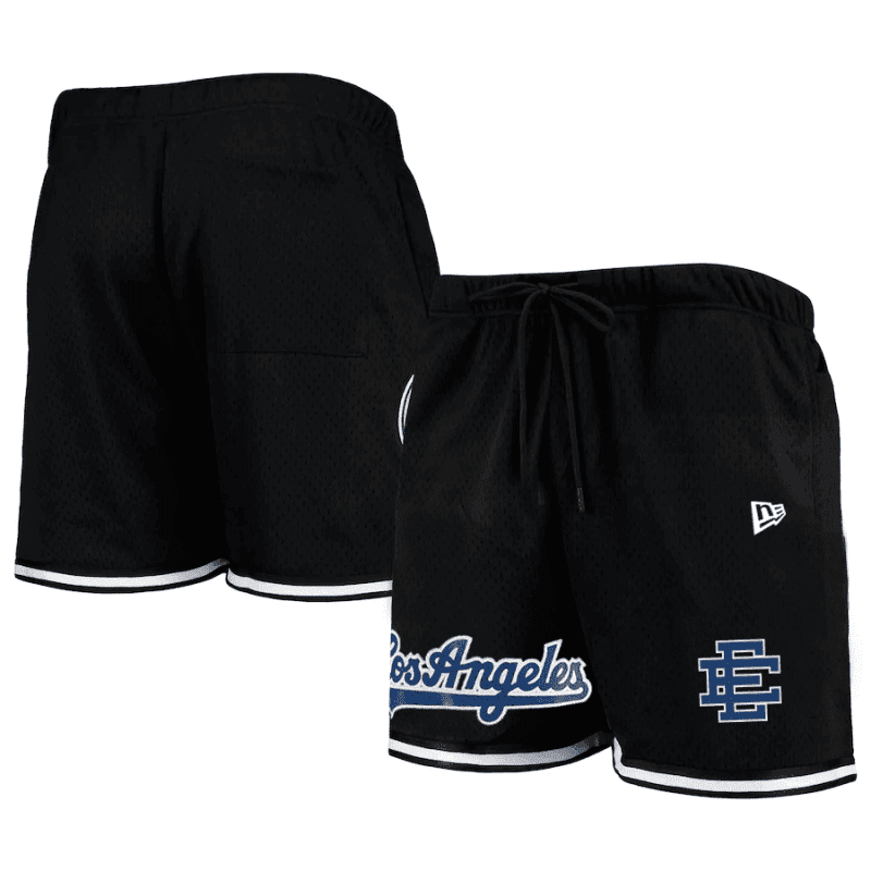 los angeles dodgers team standard men mesh shorts black