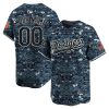 los angeles dodgers usmc alternate limited custom men jersey navy