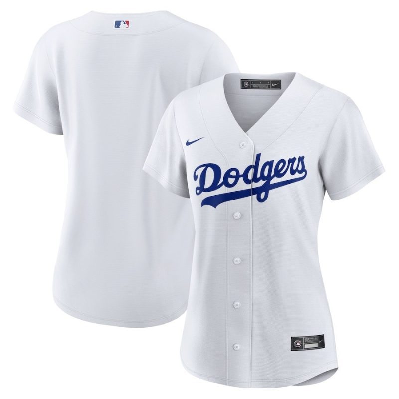 los angeles dodgers womens home blank jersey white