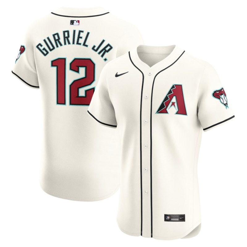 lourdes gurriel jr 12 arizona diamondbacks home elite player men jersey white