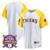 lsu tigers 2023 color sleeves champions baseball men jersey white alternate