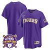 lsu tigers 2023 national champions baseball men jersey purple