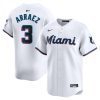 luis arraez 3 miami marlins home limited player men jersey white