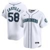 luis castillo 58 seattle mariners home limited player men jersey white