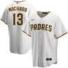 manny machado 13 san diego padres alternate player jersey white