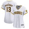 manny machado 13 san diego padres womens home limited player jersey white