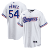 martin perez 54 texas rangers home men jersey white