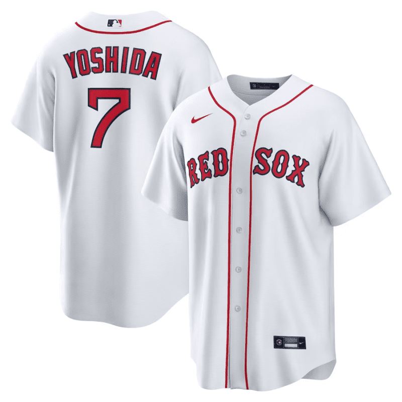 masataka yoshida 7 boston red sox home men jersey white