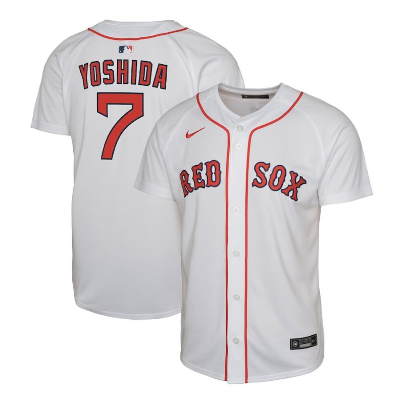 masataka yoshida 7 boston red sox home youth player jersey white