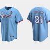 max scherzer 31 texas rangers 2023 world series stitched baseball jersey blue