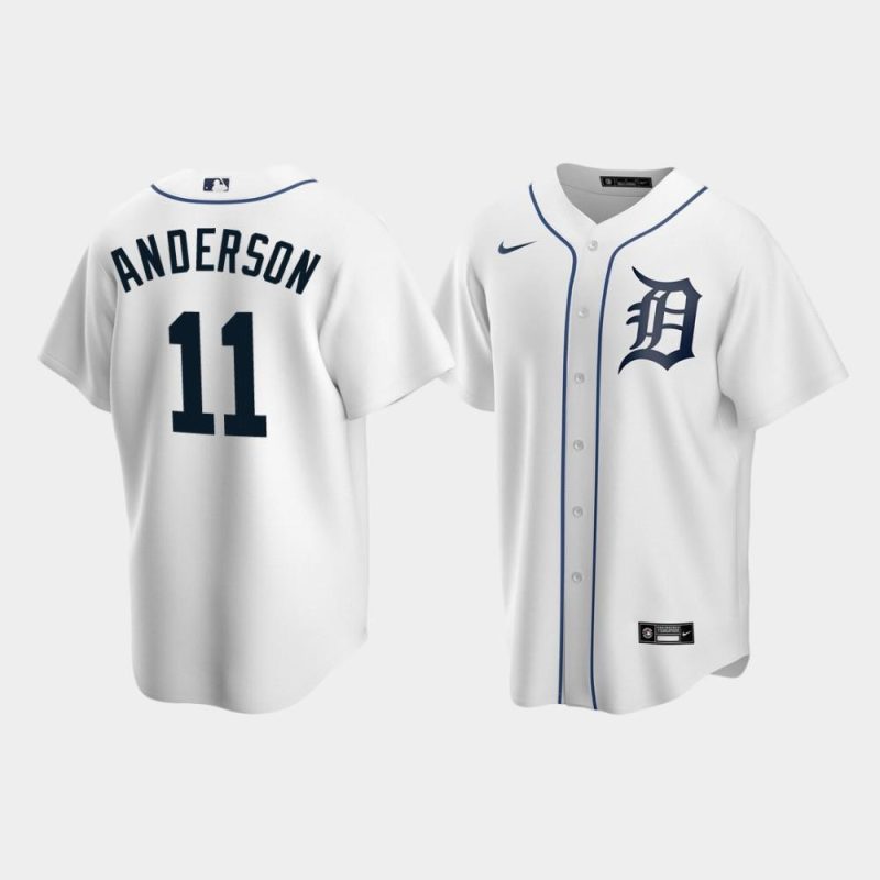 mens detroit tigers 11 sparky anderson white home jersey jersey