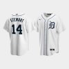 mens detroit tigers 14 christin stewart white home jersey jersey